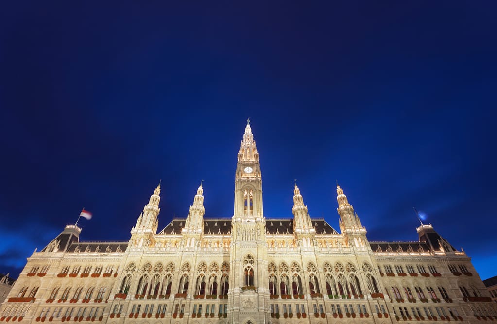 Rathaus (City Hall) in Vienna, Austria