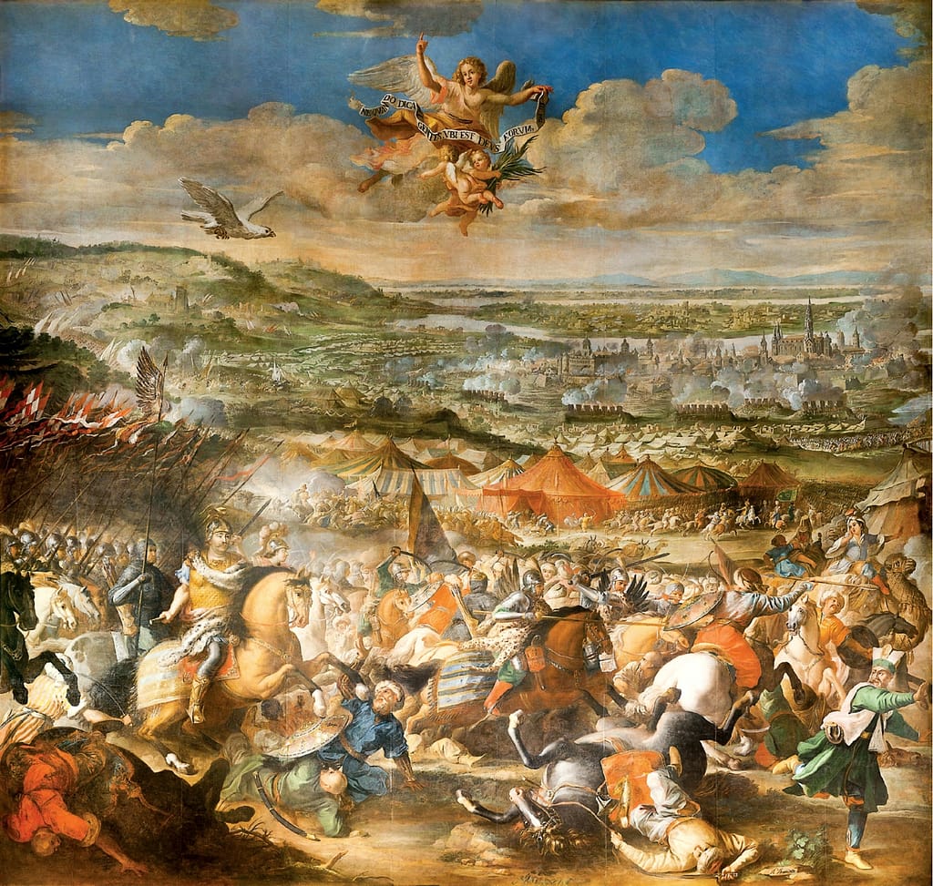 Painting of anti-Habsburg Kuruc rebels in Hungary